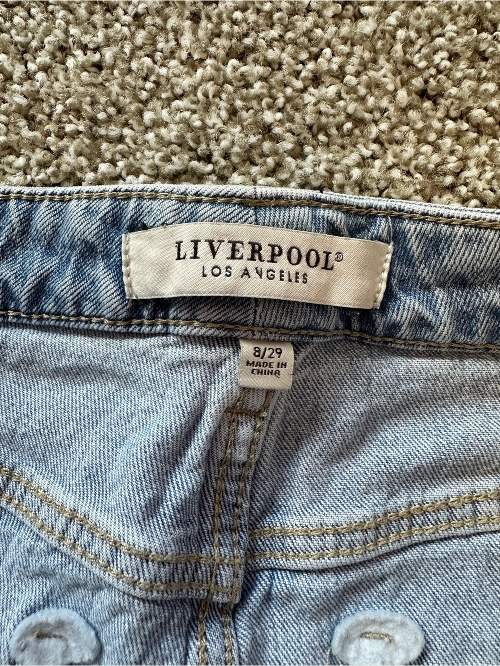 Liverpool Hannah Flare Split-Hem Women's Jeans - Picture 4 of 12